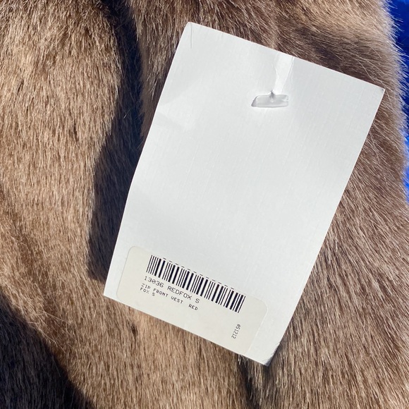 Donna Salyer’s Fabulous Furs Vest Red Fox Size SMALL - Picture 3 of 11